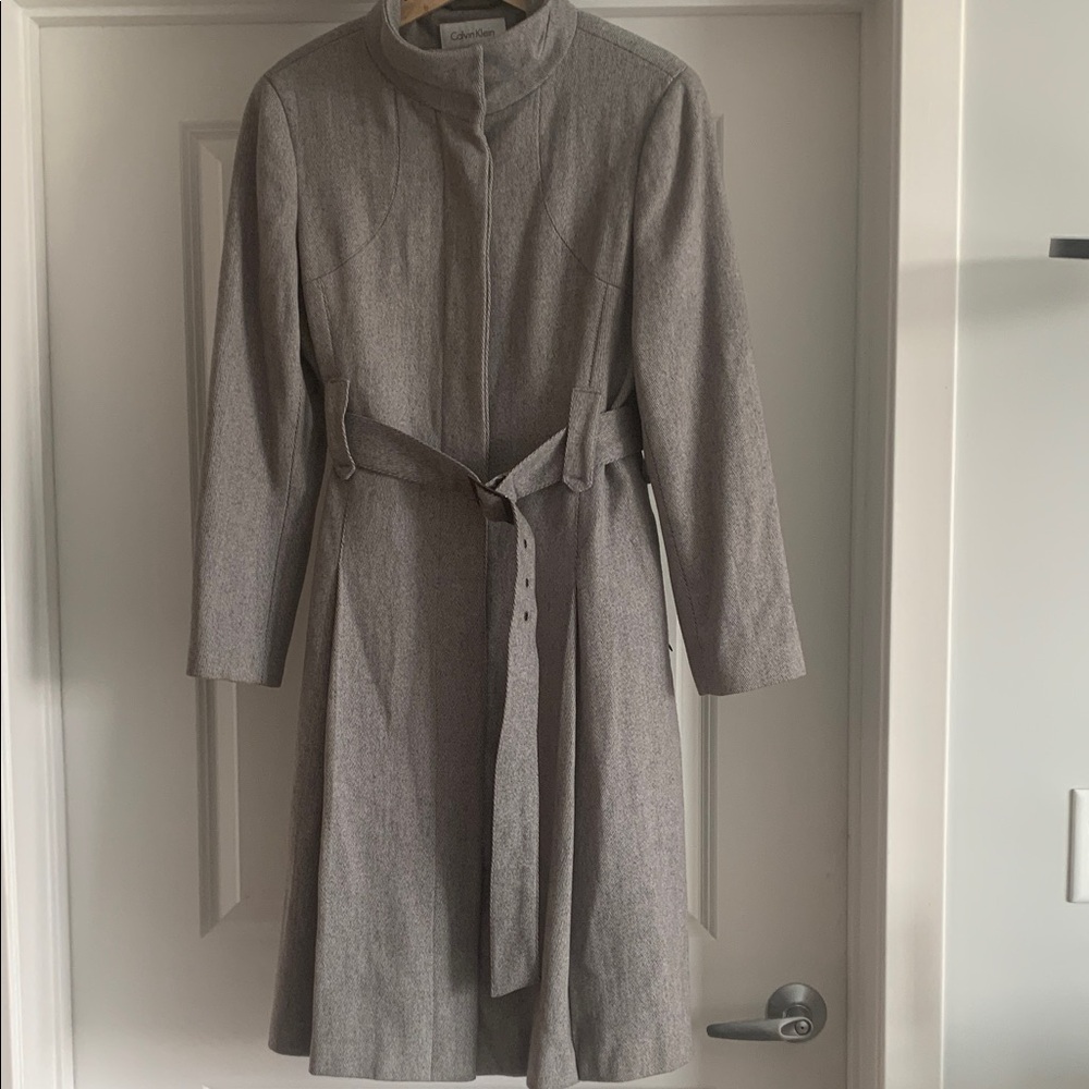 Calvin Klein Gray Coat